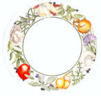 Circular Gummed Label for Chutnies and Relishes No. 4016